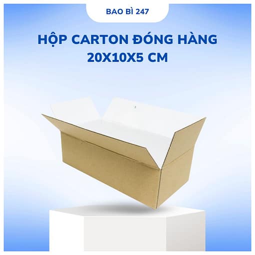 Hộp carton đóng hàng 20x10x5 cm