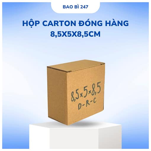 Hộp carton đóng hàng 8,5x5x8,5cm